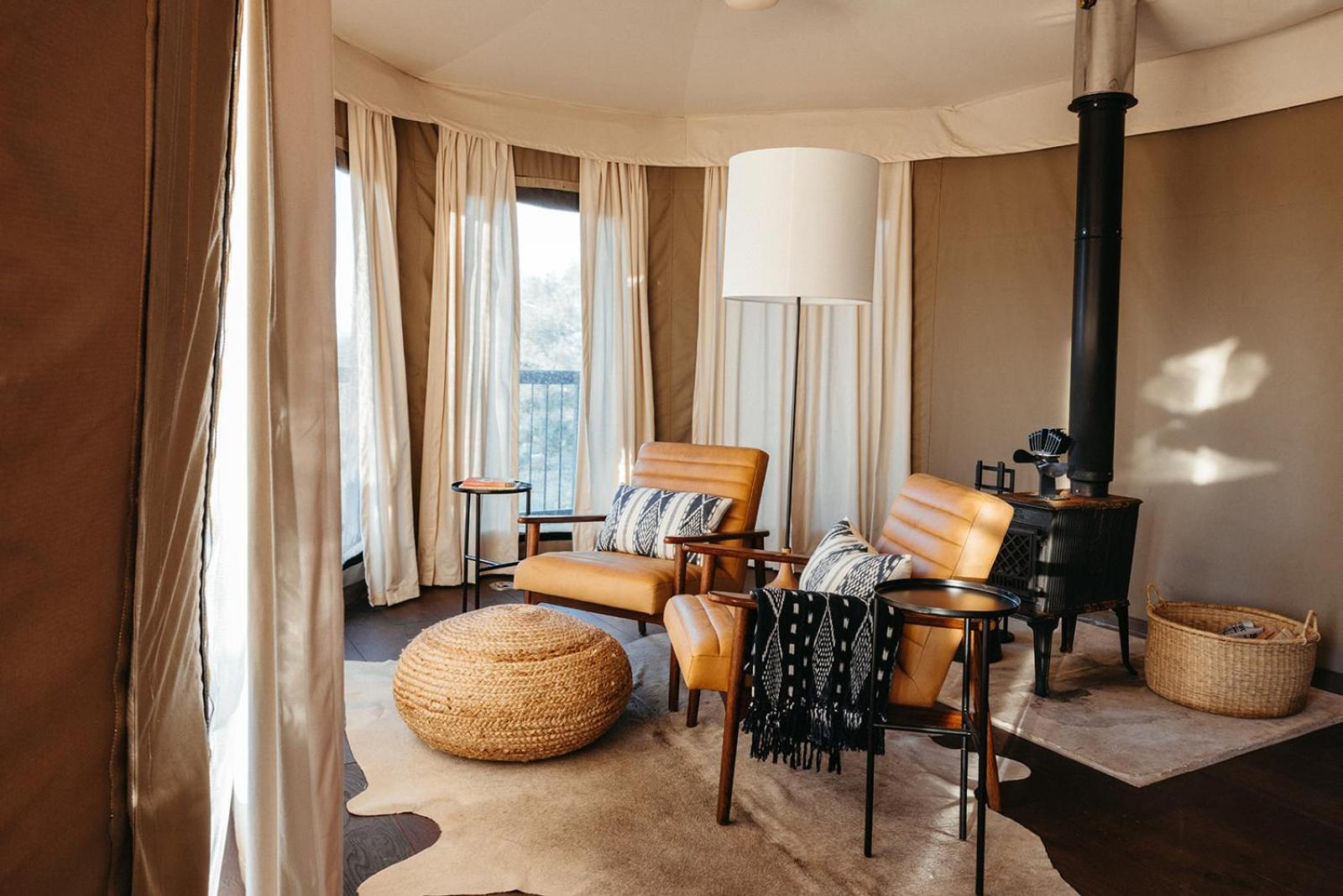 Campismo de Luxo Walden Retreats Hill Country Johnson City